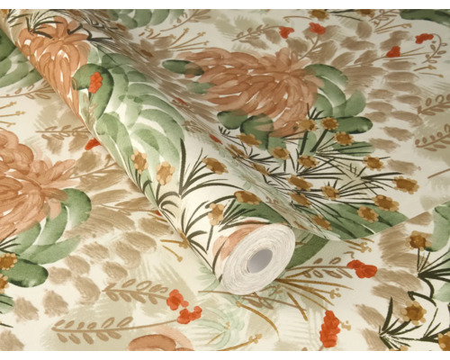 Rola de tapet cu model floral