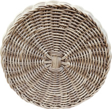Coș rotund din material împletit
