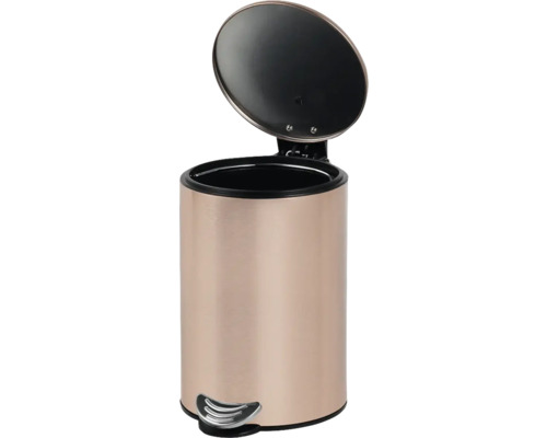 Coș de gunoi cu pedală cu capac deschis