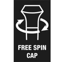 Simbol capac rotativ liber