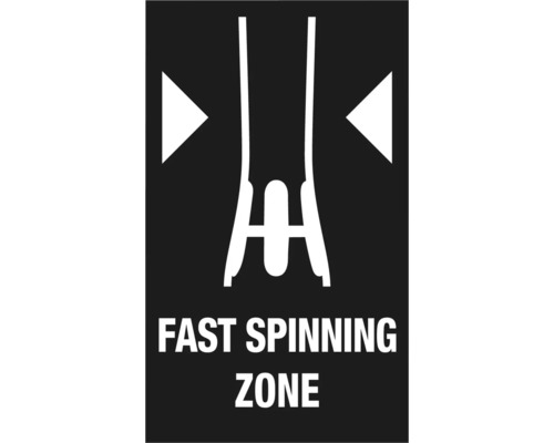 Simbol pentru zona de rotire rapidă