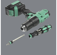 Mașină de înșurubat cu acumulator cu biți și suport pentru biți