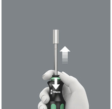 Logo Wera cu cheie tubulară și săgeți