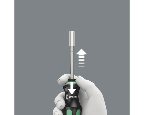 Logo Wera cu cheie tubulară și săgeți