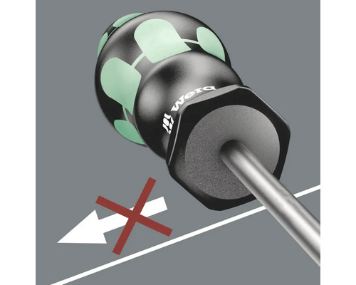 Logo Wera cu șurubelniță cu simbol antiderapare