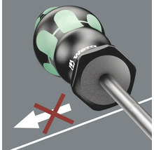 Logo Wera cu simbol împotriva rostogolirii unei șurubelnițe