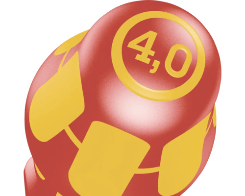 Șablon de diblu cu inscripția 4,0