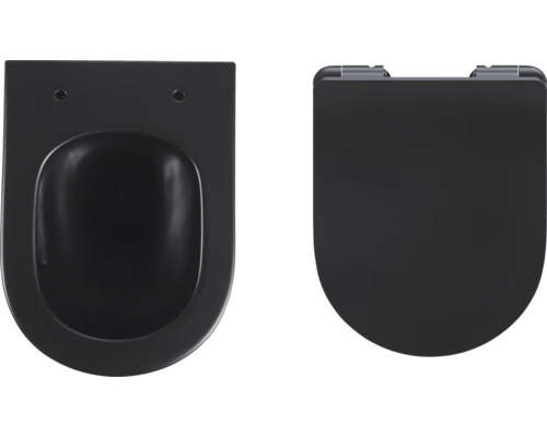 Vas WC suspendat cu spălare profundă cu capac WC