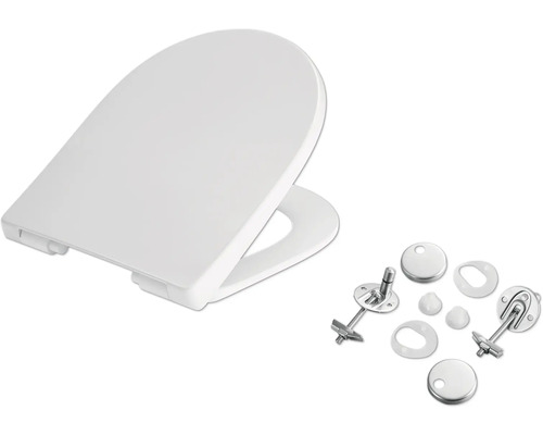 Capac de toaletă cu material de fixare