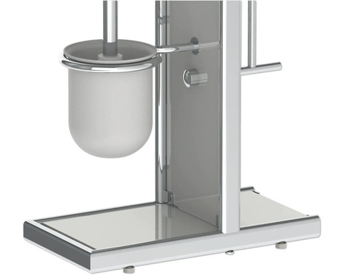 Set perie WC cu recipient și suport