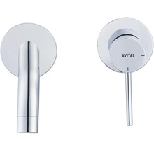 Baterie de perete Avital pentru lavoar