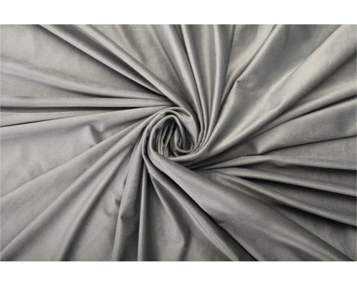 Prim-plan cu țesătură de catifea gri într-o formă spiralată