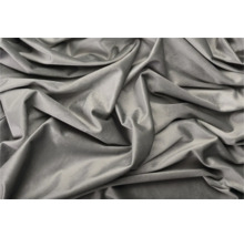 Prim-plan cu țesătură de catifea gri