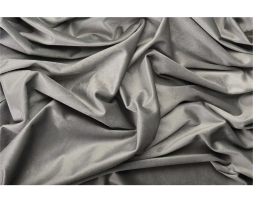 Prim-plan cu țesătură de catifea gri