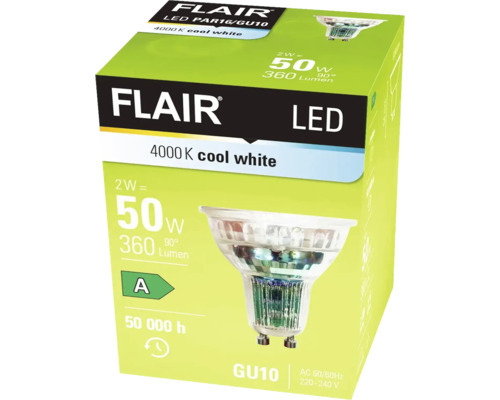 Ambalaj lampă LED Flair PAR16/GU10 cu lumină albă rece