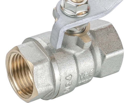 Robinet sferic metalic cu mâner