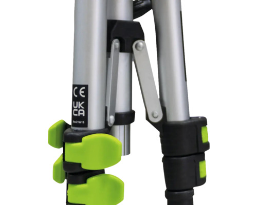 Imagine detaliată a piciorului unui trepied cu blocare a piciorului