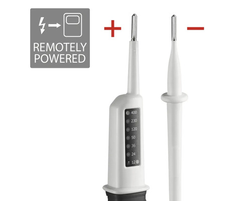 Tester de tensiune fără contact cu indicarea intervalului de tensiune
