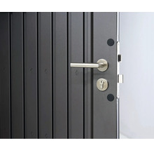 Magazie grădină Biohort HighLine H4 metal ușă dublă 275x275 cm gri-cuarț metalizat