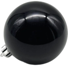 Glob de Crăciun negru din plastic
