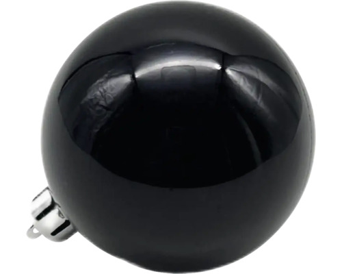 Glob de Crăciun negru din plastic