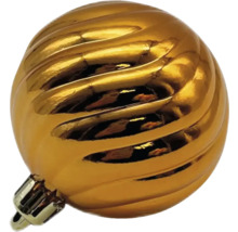 Glob de Crăciun auriu cu model spiralat