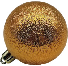 Glob de Crăciun auriu cu textură și cârlig de agățat