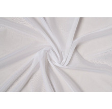 Material cortină alb, ușor transparent