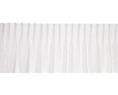 Material alb pentru perdele cu pliuri