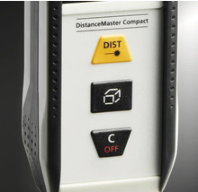 Prim-plan al unui telemetru cu diverse butoane de control.