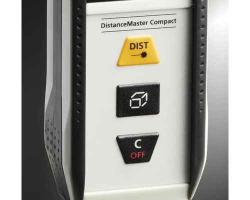 Prim-plan al unui telemetru cu diverse butoane de control.