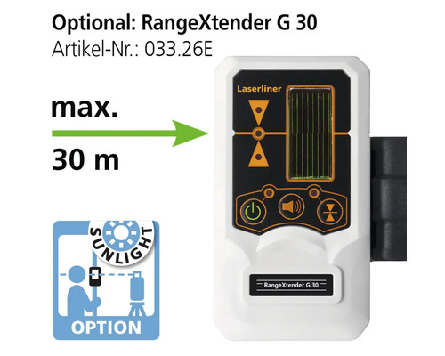 Laserliner RangeXtender G 30 pentru o rază de acțiune de până la 30 de metri