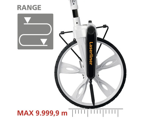 Roată pentru măsurarea distanțelor cu logo-ul Laserliner