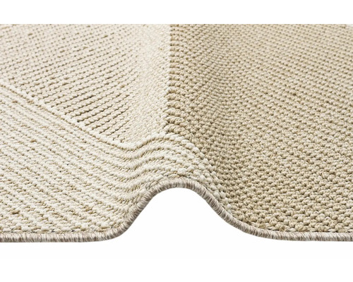 Vizualizare detaliată a unui covor cu modele bicolore