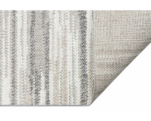 Covor cu model în dungi și spate țesut
