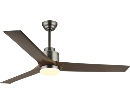 Ventilator de tavan cu trei pale și lampă integrată