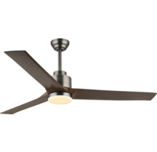 Ventilator de tavan cu trei pale și lumină integrată
