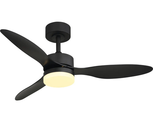 Ventilator de tavan cu trei pale și lumină integrată