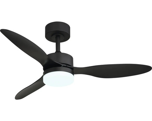 Ventilator de tavan cu trei pale și iluminare integrată