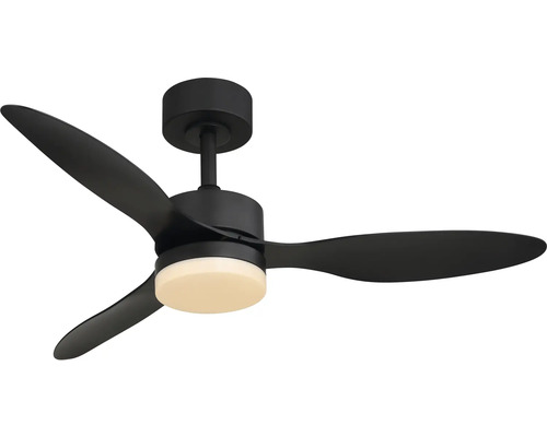 Ventilator de tavan cu trei pale și iluminare integrată