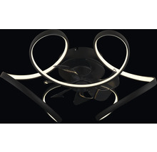 Ventilator de tavan cu iluminare LED integrată și design modern