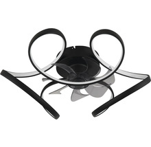 Ventilator de tavan cu iluminare LED integrată și pale