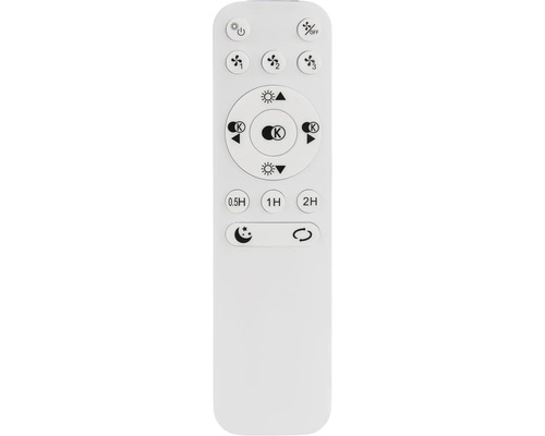 Telecomandă pentru ventilator de tavan pentru controlul luminii și a vitezei ventilatorului.