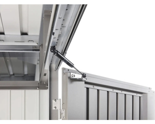 Vizualizare detaliată a unei cutii de scule cu arc pe gaz