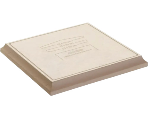 Placă ceramică din șamotă, pătrată