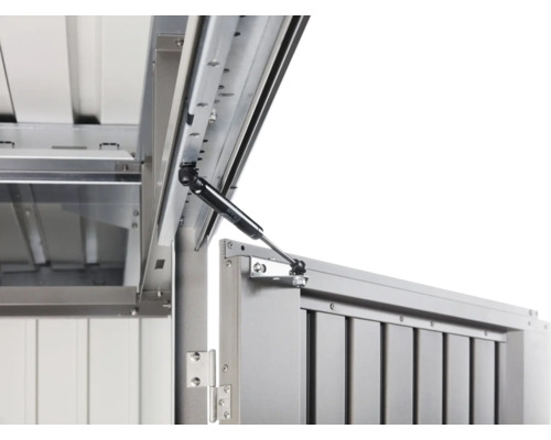 Imagine detaliată a unei cutii de scule cu arc pe gaz