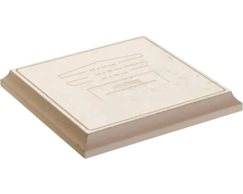 Capitel stâlp de gard STAR STONE 33x33 cm smoke | HORNBACH