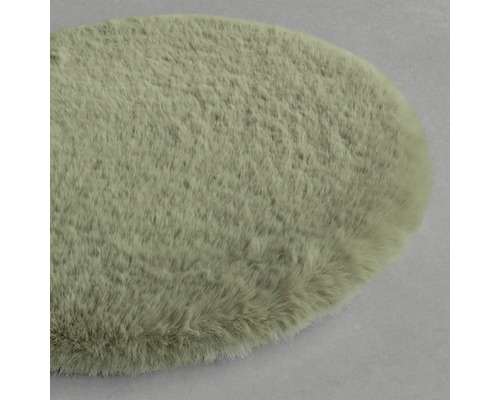 Covor rotund cu fibre scurte