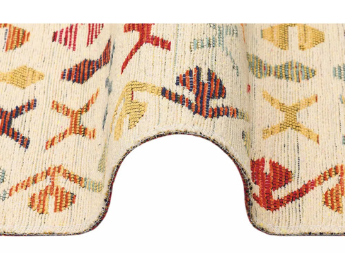 Vizualizare detaliată a unui covor cu model