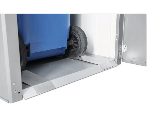 Container de gunoi cu rampă pentru umplere ușoară